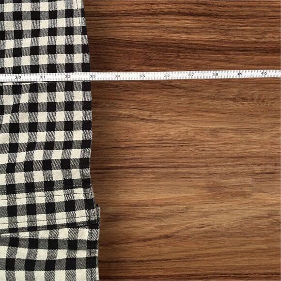 Carhartt Loose Fit Black/White Gingham Plaid Flannel Shirt Men's Size 2XL - Picture 4 of 6